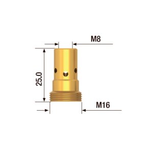 FUBAG Адаптер контактного наконечника M8*25 мм (2 шт.) блистер