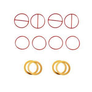 Сервисный набор FUBAG OLSR500 расходных материалов для обслуживания поршневой группы безмасляных компрессоров для арт. 646074/646075