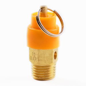 Клапан предохранительный 10 бар для поршневых масляных компрессоров FUBAG B3600B/50, B3600B/100, B4000B/50, B4800B/100, B5200B/100, B5200B/200, B6800B/100, B6800B/200, B6800B/270, B10000B/270
