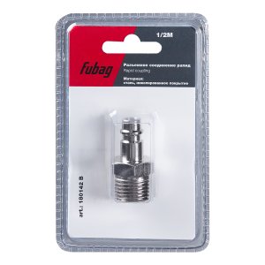 FUBAG Разъемное соединение рапид (штуцер), 1/2 дюйма M, наруж.резьба, блистер 1 шт