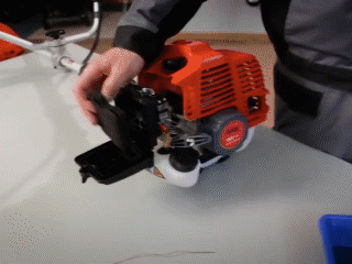 Очистка воздушного фильтра бензотриммера очистка воздушного фильтра бензотриммера