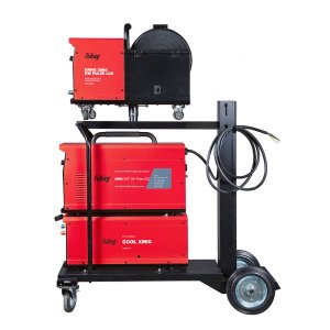 Полуавтомат сварочный FUBAG XMIG 500T DW PULSE  + подающий механизм DRIVE XMIG DW PULSE  + горелка FB 550W 3m  + блок жидкостного охлаждения Cool XMIG  + шланг-пакет 5 метров 95 мм2 14 pol с жидкостным охлаждением + тележка XM в Нальчике фото