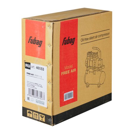 Компрессор безмасляный малошумный FUBAG Свободный Воздух (Free Air) 170/9/1.5 S в Нальчике фото