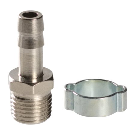 FUBAG Переходник 1/4 дюйма M на елочку 8мм с обжимным кольцом 11Х13мм блистер 1 шт в Нальчике фото