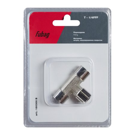 FUBAG Переходник T - 1/4  дюйма FFF, блистер 1 шт в Нальчике фото