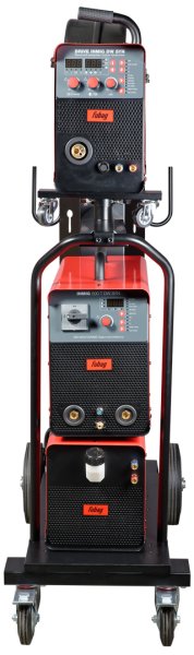 Сварочный полуавтомат INMIG 500T DW SYN + Подающий механизм DRIVE INMIG DW SYN + Шланг-пакет 5 м + Горелка FB 500 3 м + Блок жидкостного охлаждения + Тележка в Нальчике фото