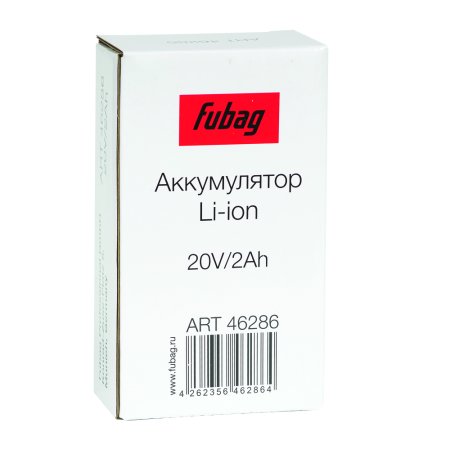 Аккумуляторная батарея FLI5S1P1202 Li-ion к бензиновым газонокосилкам FUBAG с электростартером и минирайдеру (20V/2Ah) в Нальчике фото