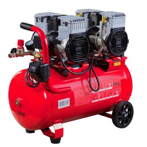 Компрессор безмасляный малошумный FUBAG OLS 500/50 CM2х2 + Набор пневмоинструмента Basic S1000 (3 предмета) в ПОДАРОК в Нальчике фото