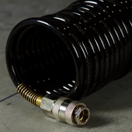 Шланг спиральный FUBAG с фитингами рапид, нейлон, 10 бар, 6 x 8 мм, 15 м в Нальчике фото