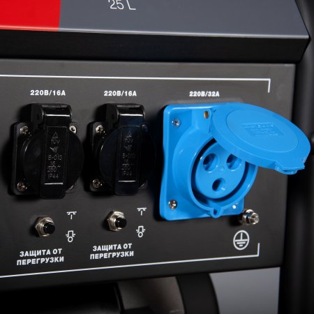 Бензиновый генератор с электростартером и коннектором автоматики FUBAG BS 7500 A ES в Нальчике фото