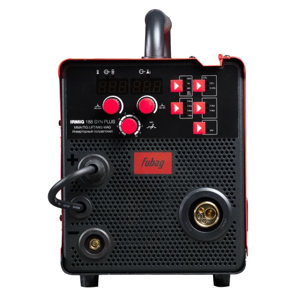 Полуавтомат сварочный инверторный FUBAG IRMIG 188 SYN PLUS c горелкой FB 150 3 м в Нальчике фото