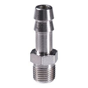 FUBAG Переходник 1/8 дюйма M на елочку 8мм с обжимным кольцом 11Х13мм, блистер 1 шт. в Нальчике фото