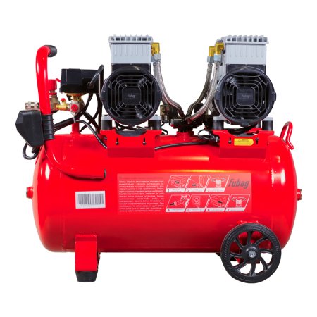 Компрессор безмасляный малошумный FUBAG OLS 500/50 CM2х2 + Набор пневмоинструмента Basic S1000 (3 предмета) в ПОДАРОК в Нальчике фото