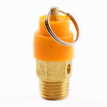 Клапан предохранительный 10 бар для поршневых масляных компрессоров FUBAG B3600B/50, B3600B/100, B4000B/50, B4800B/100, B5200B/100, B5200B/200, B6800B/100, B6800B/200, B6800B/270, B10000B/270