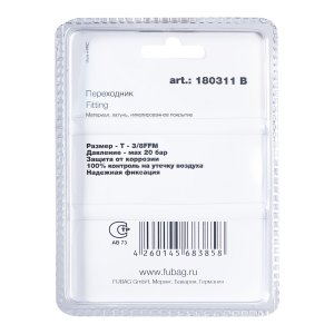 FUBAG Переходник T - 3/8 дюйма FFM, блистер 1 шт в Нальчике фото