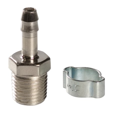 FUBAG Переходник 1/4 дюйма M на елочку 6мм с обжимным кольцом 9Х11мм, блистер 1 шт в Нальчике фото