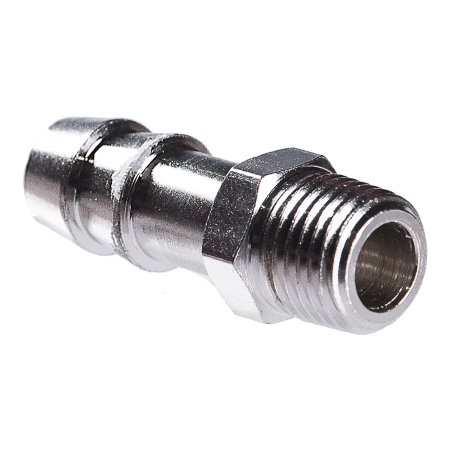 FUBAG Переходник 1/4 дюйма М на елочку 12мм с обжимным кольцом 17Х20мм, блистер 1 шт в Нальчике фото