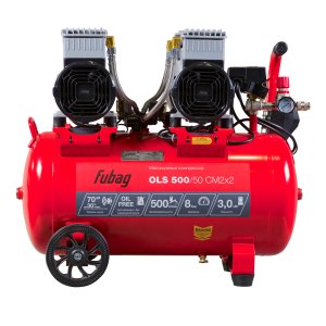 Компрессор безмасляный малошумный FUBAG OLS 500/50 CM2х2 + Набор пневмоинструмента Basic S1000 (3 предмета) в ПОДАРОК в Нальчике фото