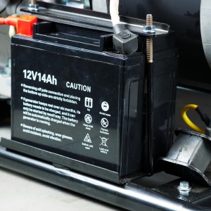 Бензиновый генератор с электростартером FUBAG PRG 5000 ES + Комплект колес и ручек для электростанций в ПОДАРОК в Нальчике фото