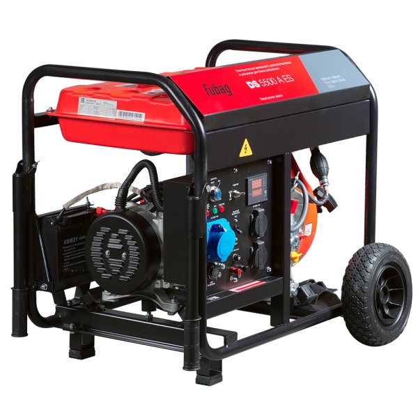 FUBAG Дизельный генератор с электростартером и коннектором автоматики DS 5500 A ES + Пусковое устройство DRIVE 600 в ПОДАРОК! в Нальчике фото