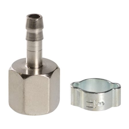 FUBAG Переходник 1/4 дюйма F на елочку 6мм с обжимным кольцом 9Х11мм, блистер 1 шт в Нальчике фото