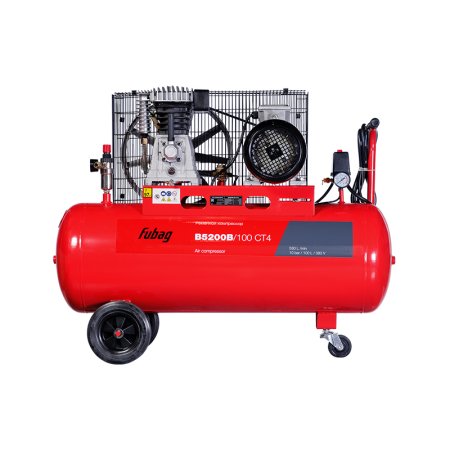 Ременной одноступенчатый компрессор FUBAG B5200B/100 CT4 + Набор пневмоинструмента FUBAG 34 предмета (кейс) в ПОДАРОК в Нальчике фото