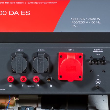 Бензиновый генератор FUBAG BS 8000 DA ES (трехфазный) с электростартером и коннектором автоматики в Нальчике фото