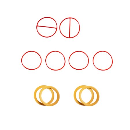 Сервисный набор FUBAG OLSR400 расходных материалов для обслуживания поршневой группы безмасляных компрессоров для арт. 646073