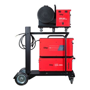 Полуавтомат сварочный FUBAG XMIG 500T DW PULSE  + подающий механизм DRIVE XMIG DW PULSE  + горелка FB 550W 3m  + блок жидкостного охлаждения Cool XMIG  + шланг-пакет 5 метров 95 мм2 14 pol с жидкостным охлаждением + тележка XM в Нальчике фото