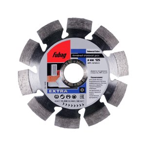 Алмазный отрезной диск FUBAG Universal Extra D125 мм/ 22.2 мм в Нальчике фото