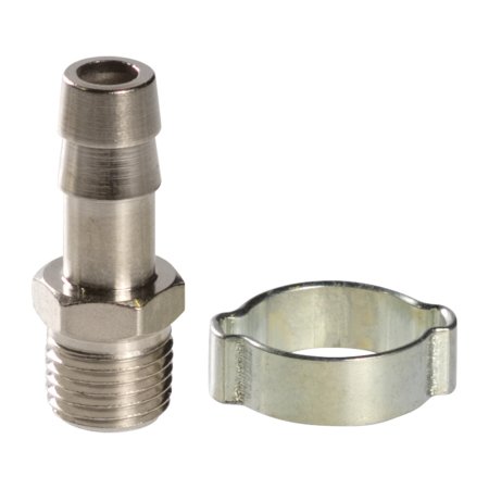 FUBAG Переходник 1/4 дюйма М на елочку 10мм с обжимным кольцом  15Х18мм, блистер 1 шт в Нальчике фото